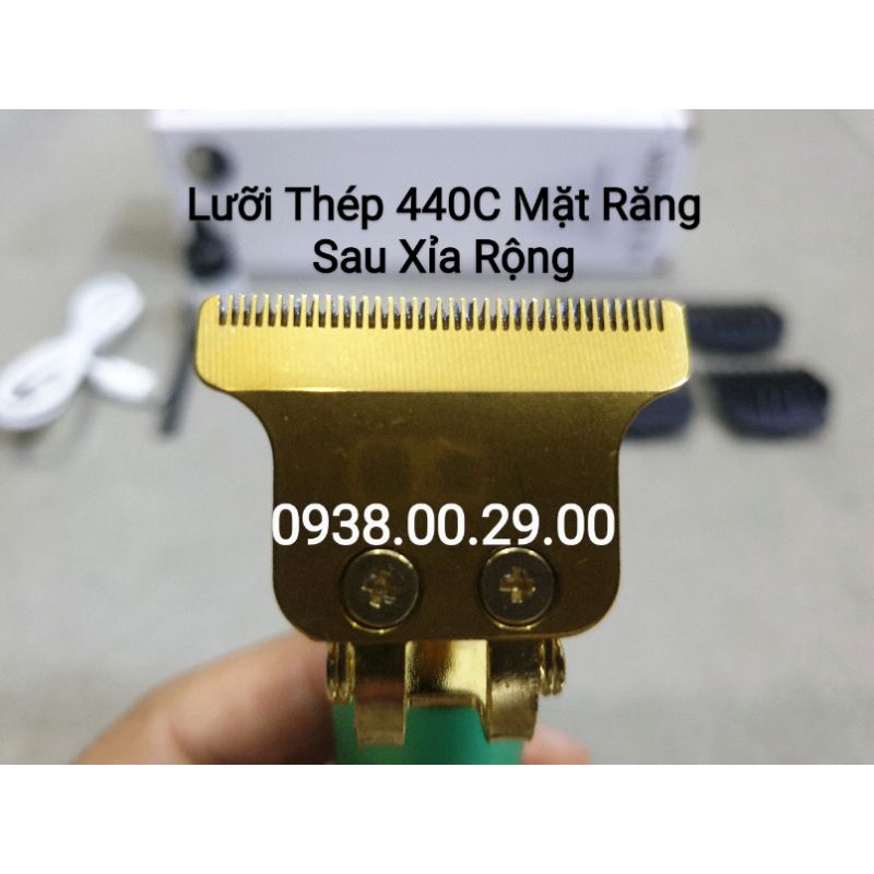 Tông Đơ Chấn Viền Vintage T9 Lưỡi Cắt TBlade 0.1mm Cạo Sát Chân Tóc.(Ảnh thật)