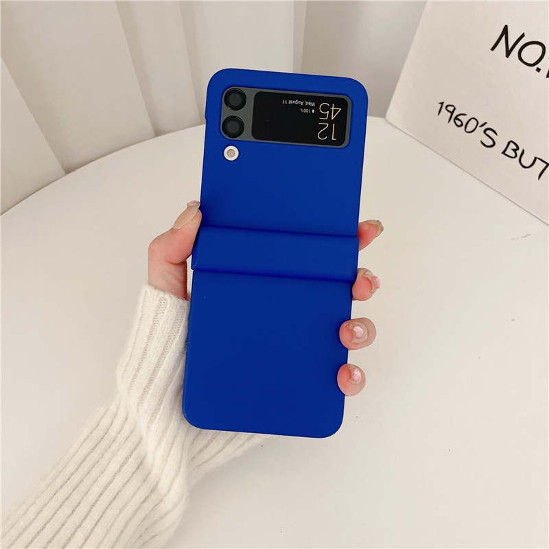 Ốp Điện Thoại Màu Macaron Mặt Nhám Chống Sốc Cho Samsung Galaxy Z Flip 4 Z Flip 3 Zflip 3 Z Flip 4 Flip 3