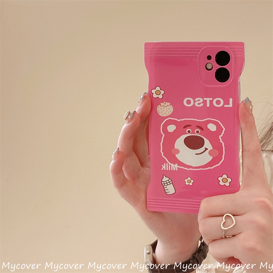 Ốp Điện Thoại Silicon Mềm Họa Tiết Hoạt Hình Màu Kẹo Cho iPhone 14 13 12 11 Pro Max X XR Xs Max 6 7 8 Plus SE 2020