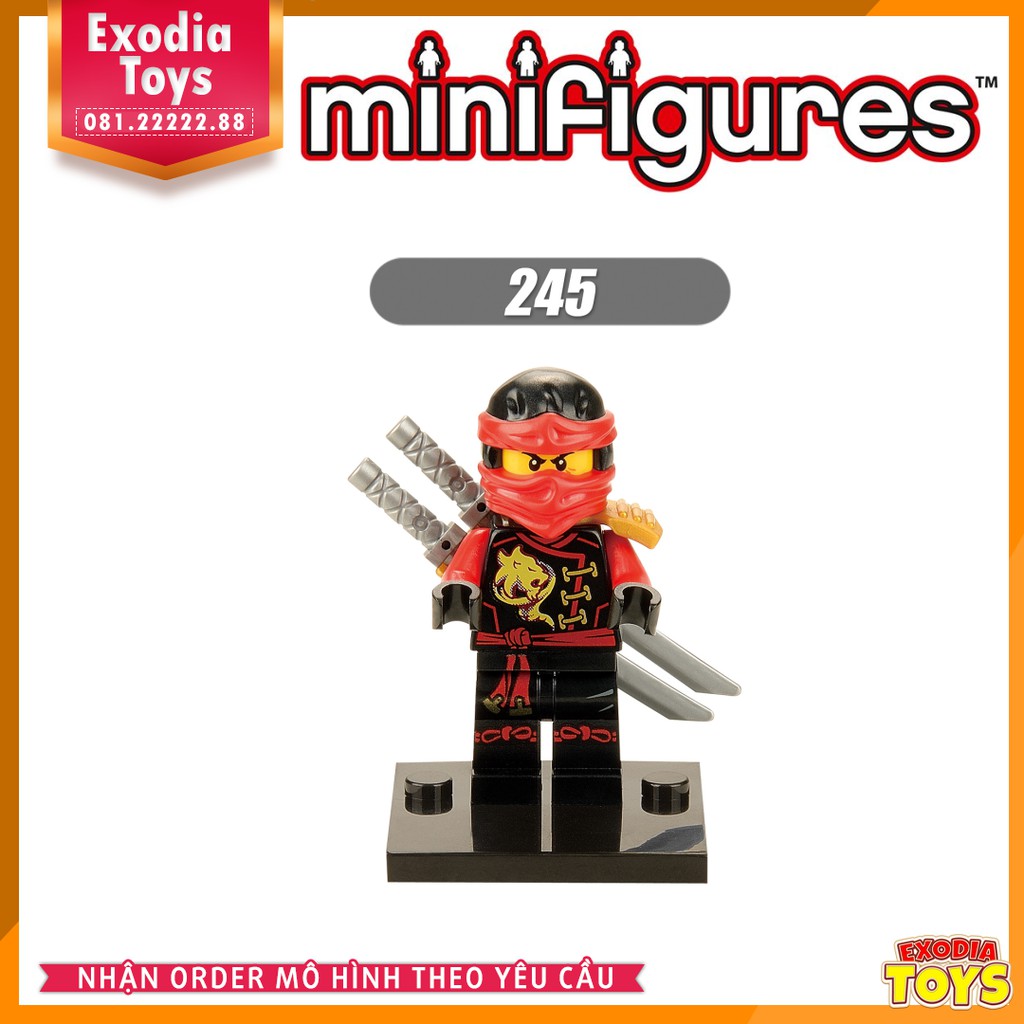 Xếp hình minifigure nhân vật Ninjago : Master of Spinjitzu - Đồ Chơi Lắp Ghép Sáng Tạo -  X0112