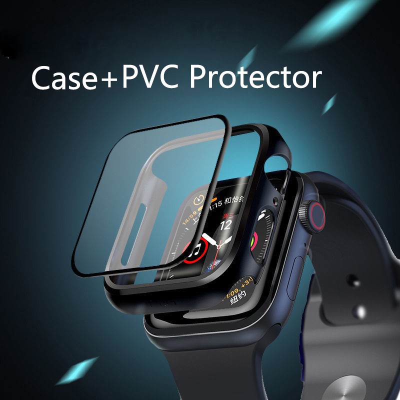 Cứng Vỏ Bảo Vệ Bằng Pvc Cho Đồng Hồ Thông Minh Apple Watch 40mm 44mm Hoặc Iwatch Series 5 / 4