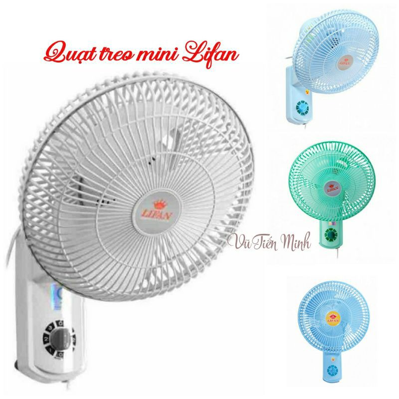 Quạt điện treo tường nhỏ, mini có dây LIFAN - T109 (GIAO MÀU NGẪU NHIÊN)