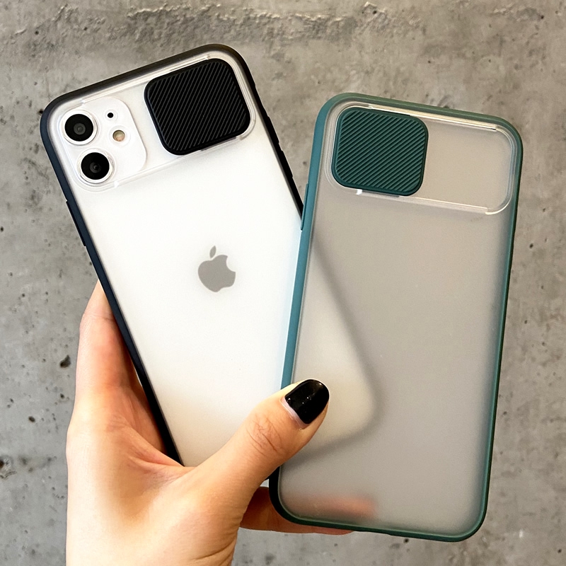 Ốp điện thoại TPU trong suốt có thanh trượt bảo vệ camera cho iPhone 11 Pro MAX i7 i8 Plus XR XS MAX SE 2020 | BigBuy360 - bigbuy360.vn