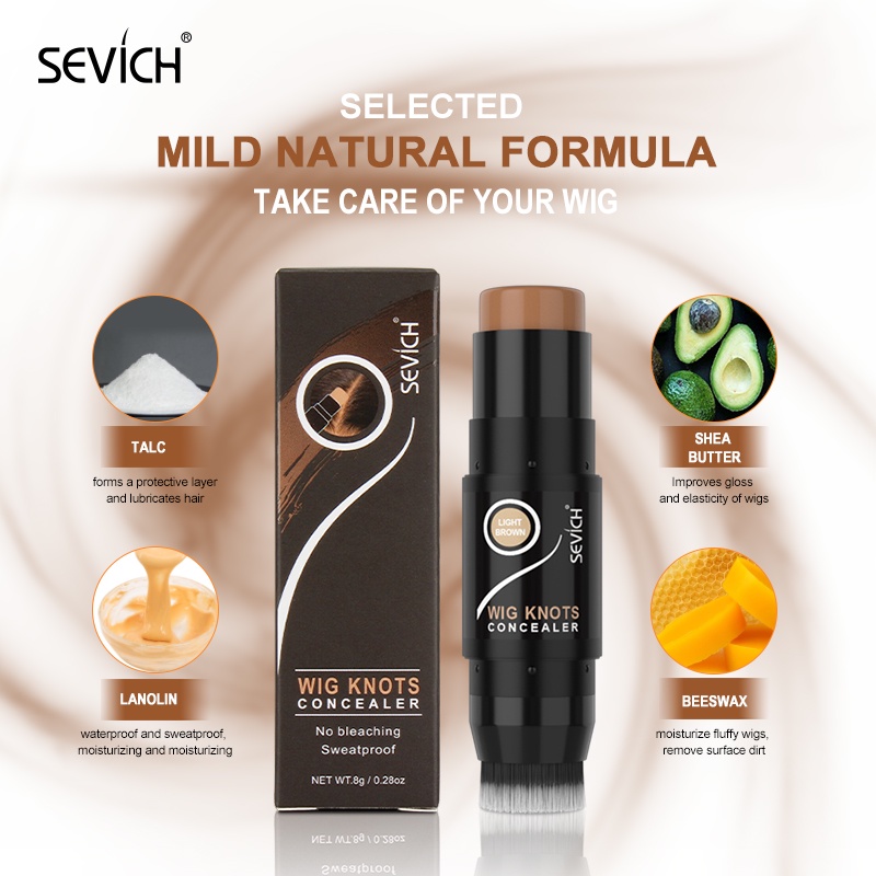 Bút Nhuộm Tóc SEVICH 8g Hai Đầu Có Đầu Cọ Chống Mồ Hôi