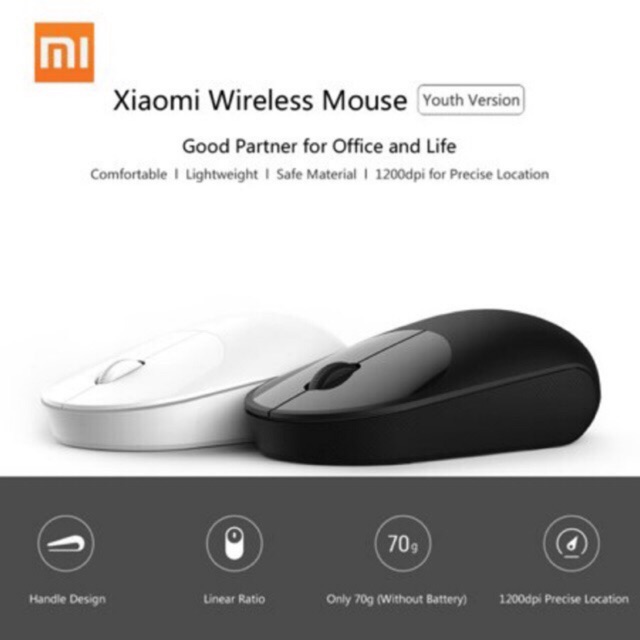 Chuột Không Dây Cao Cấp XIAOMI - Hàng chính hãng