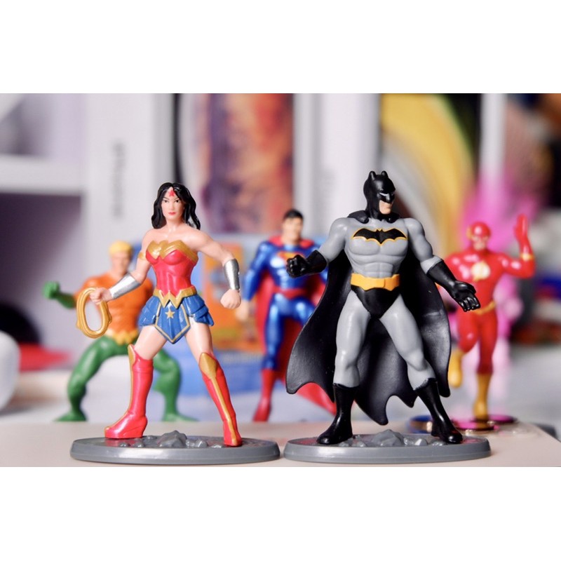 Bộ 5 Nhân Vật DC Comics Chính hãng Mattel