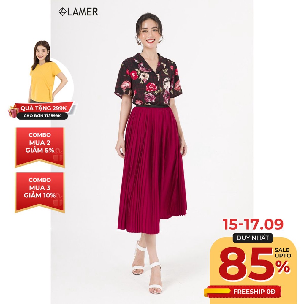 Áo sơ mi nữ cổ vest by LAMER L61H20H036
