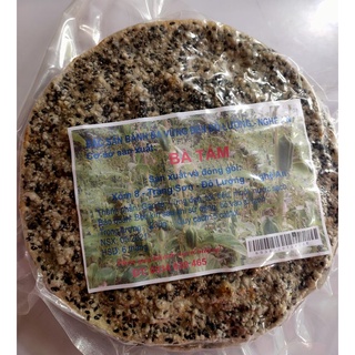 Bánh đa vừng đen nướng sẵn ăn liền- Đặc sản Đô Lương Nghệ An, bịch 5 cái