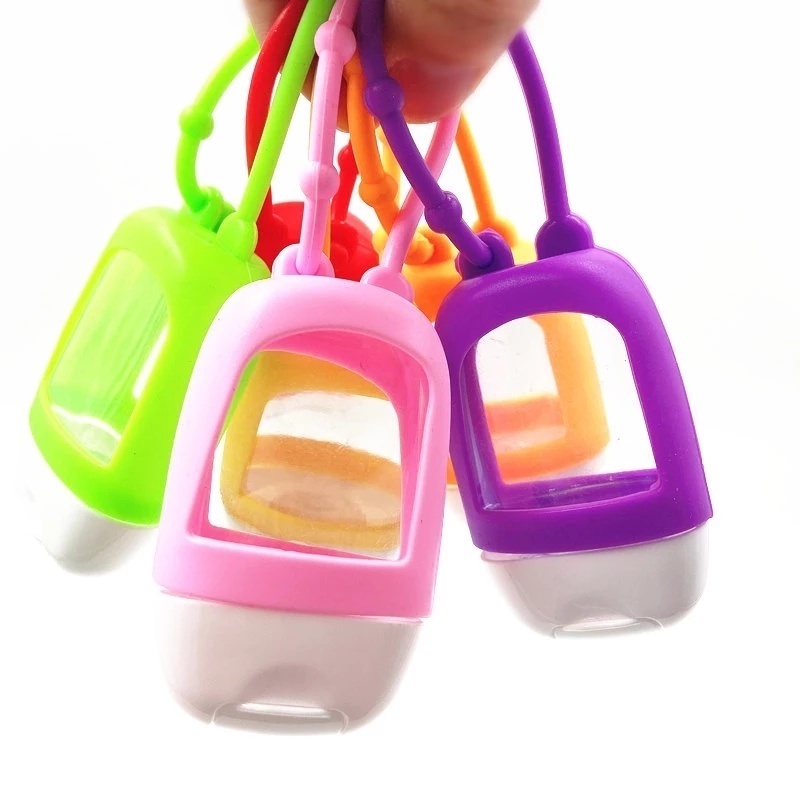 Bình Đựng Nước Rửa Tay Dạng Nắp Lật Bằng Silicone 30ml