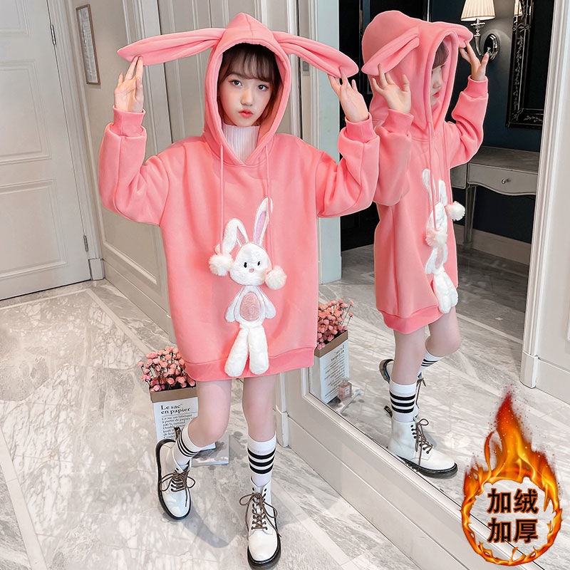❀Hàng giao ngay❀8-14 tuổi, quần áo trẻ em, Áo Sweater Tay Dài Phong Cách Thời Trang Thu Đông Mới 2022 Cho Bé Gái 12 Tuổi