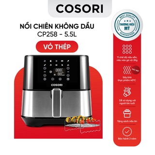 Mua Nồi chiên không dầu Cosori CP258-AF-RAM (5.5 lít) Vỏ thép - Chính hãng bảo hành 2 năm