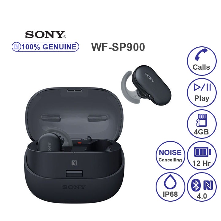 NEW Full box - Sony WF-SP900 Tai nghe thể thao - chống nước - Bluetooth - NFC