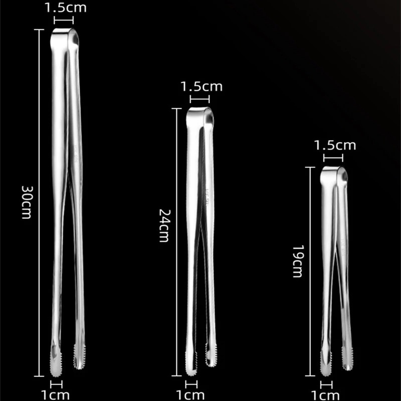 Kẹp Nướng Thức Ăn BBQ Bằng Thép Không Gỉ Chống Dính Có 3 Kích Cỡ