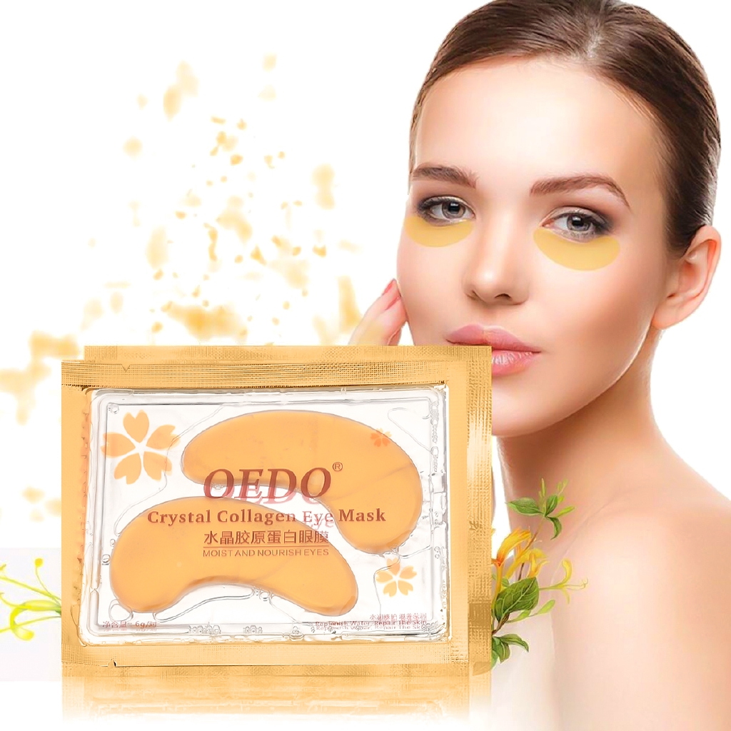 Mặt nạ mắt tinh chất vàng collagen dưỡng trắng giảm bọng mắt chăm sóc da hiệu quả