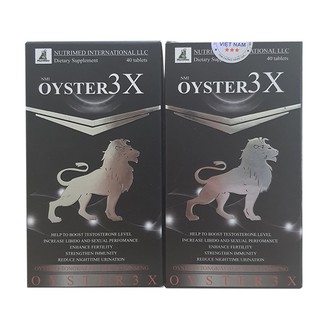 Oyster 3X - Viên uống bổ tinh trùng