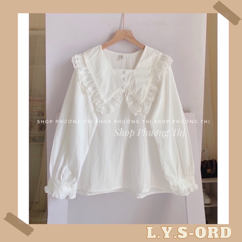 áo sơmi kiểu nút bọc tay bèo cách điệu siêu xinh ( ảnh thật shop chụp)