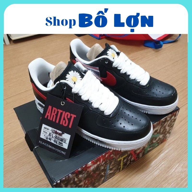 Giày Sneaker Đen Vảy Đỏ Cao Cấp Full Size Nam Nữ Full Box Full Bill