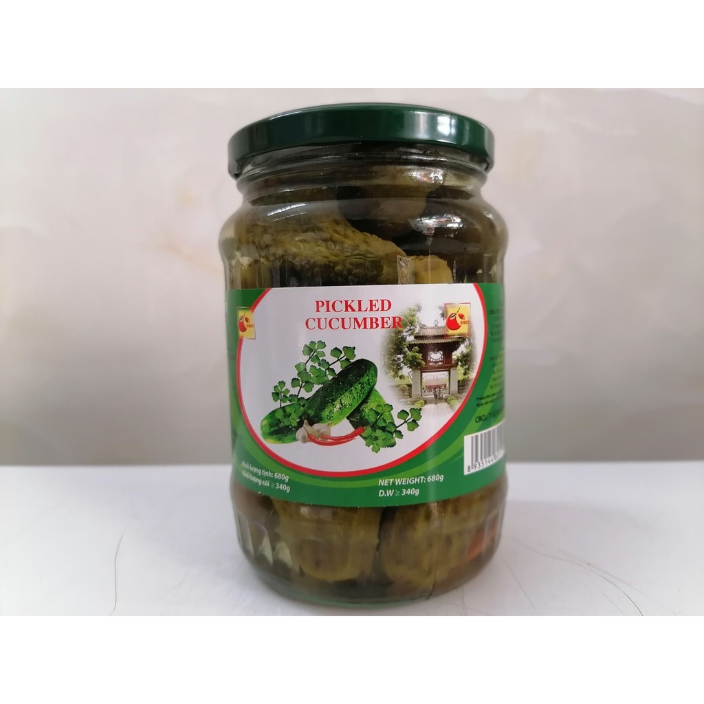 DƯA CHUỘT NGÂM GIẤM  TÂN MAI Pickled Cucumber