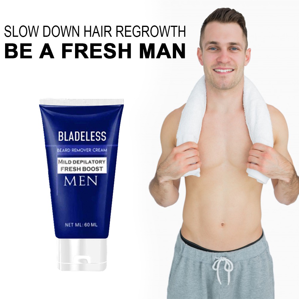 (Hàng Mới Về) Kem Tẩy Lông Mặt Và Râu Vanilla Cho Nam Giới | BigBuy360 - bigbuy360.vn