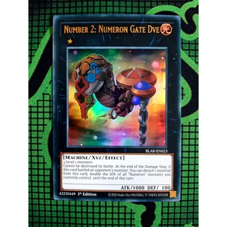 [ Đỗ Lạc Shop ] Thẻ Bài Mint90 Yugioh Monster Number 2: Numeron Gate Dve - BLAR-EN023 - Ultra