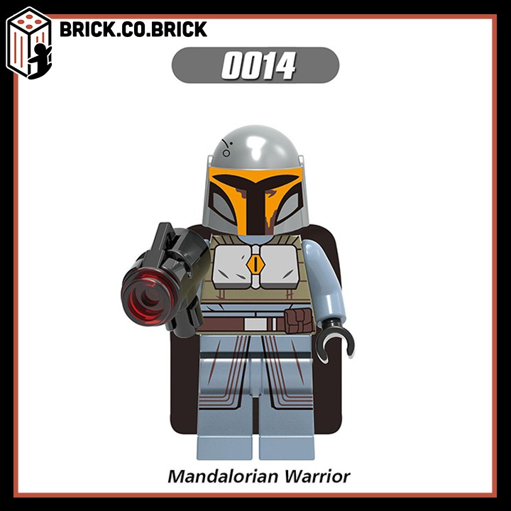 G0102 - Đồ chơi lắp ráp mô hình lego và minifigure Chiến tranh giữa các vì sao Star Wars: Mandalorian.