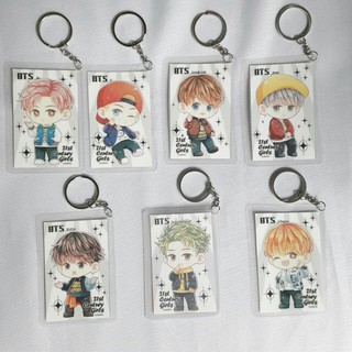 Móc khóa in hình BTS nhiều mẫu