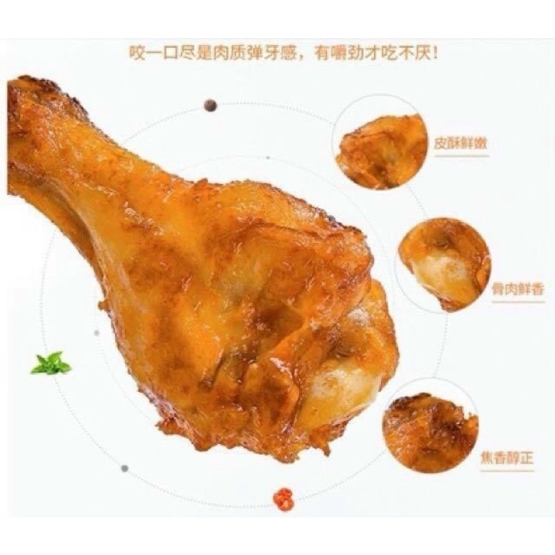 Đùi gà tẩm mật ong Trùng Khánh (túi 20 cái)