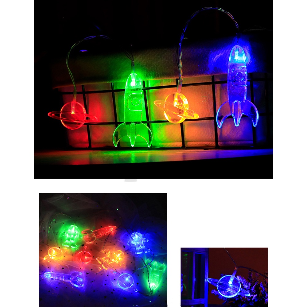 Dây đèn LED 1.5m hình nhà du hành vũ trụ dùng trang trí
