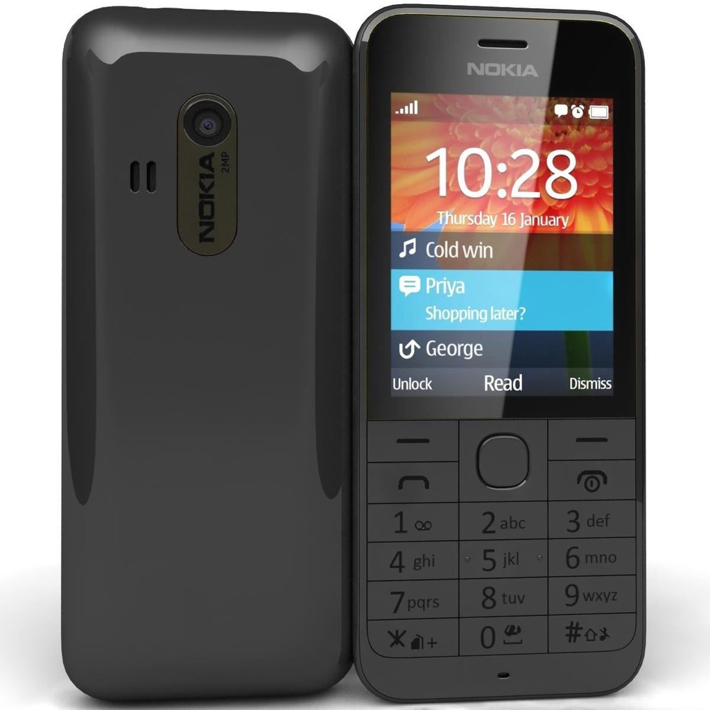 Điện thoại 220 2 sim  pin trâu loa to sóng mạnh  kèm pin sạc-Bảo hành 12 tháng