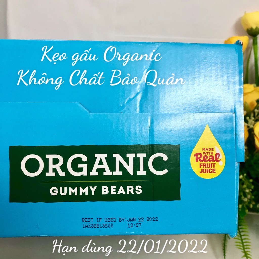 ❤ Tách lẻ 1 gói Kẹo dẻo gấu trái cây hữu cơ Black Forrest Organic Gummy Bears Mỹ [Date 22/1/2022] | BigBuy360 - bigbuy360.vn