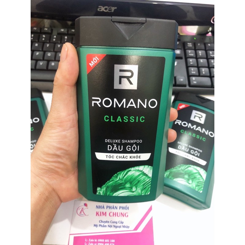 Dầu gội Romano classic 180g (Hương nước hoa nam tính)