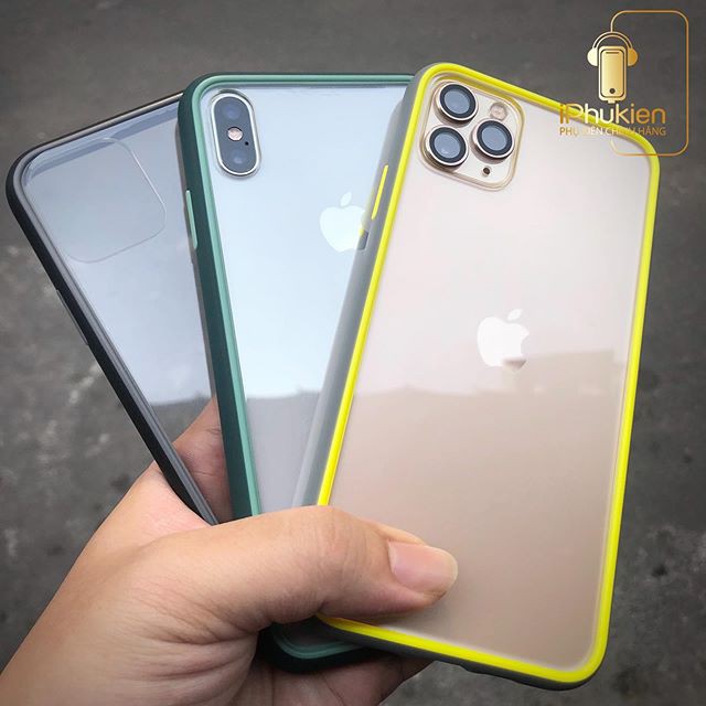 Ốp lưng kính trong viền chống sốc Likgus SEXY Serise cho Apple iPhone X/XS Max