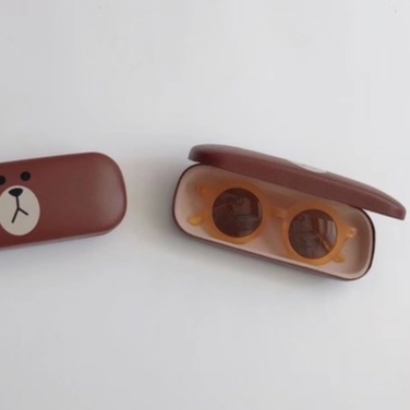 Kính mát gọng tròn phong cách Ulzzang Hàn Quốc cho trẻ em