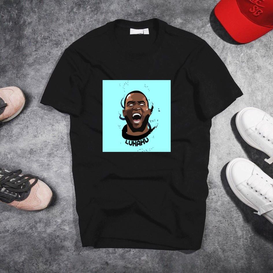 [Freeship] Áo Thun In Hình Romelu Lukaku Mã 02 - Áo In Hình Cầu Thủ Bóng Đá