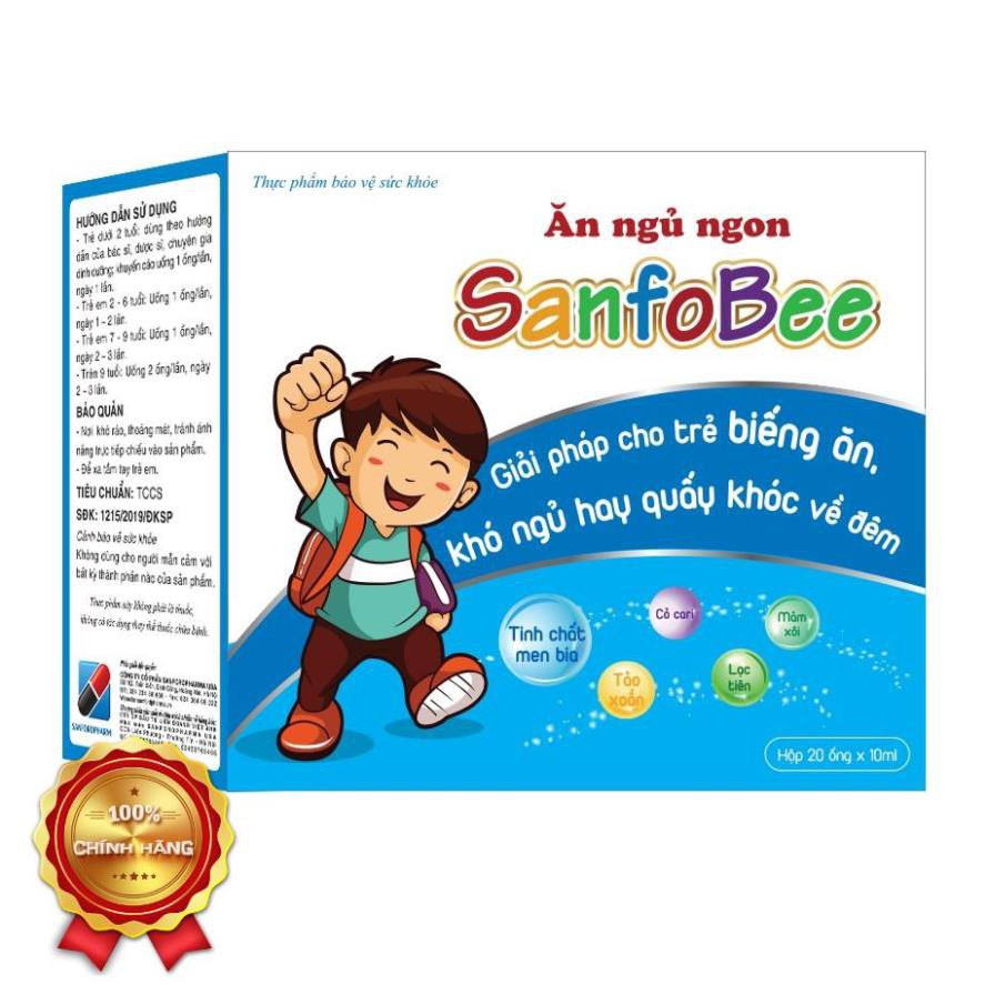 Ăn ngủ ngon Sanfobee - Giải pháp cho trẻ biếng ăn, khó ngủ, hay quấy khóc về đêm