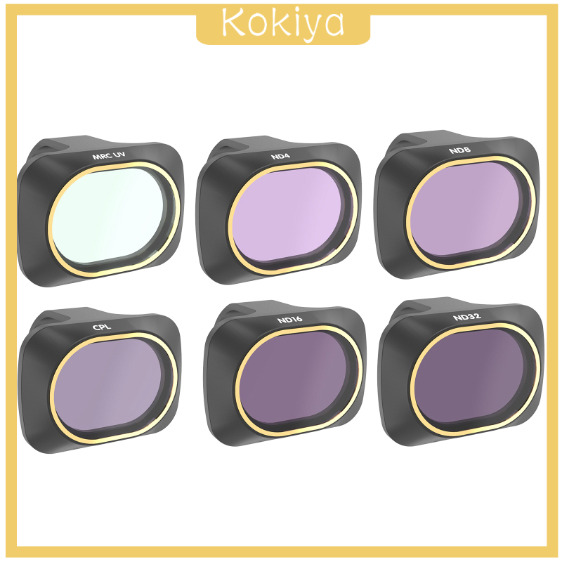 [KOKIYA]Replacement High Quality CPL ND8 Lens Filters Set for Mavic Mini Drone 6Pcs