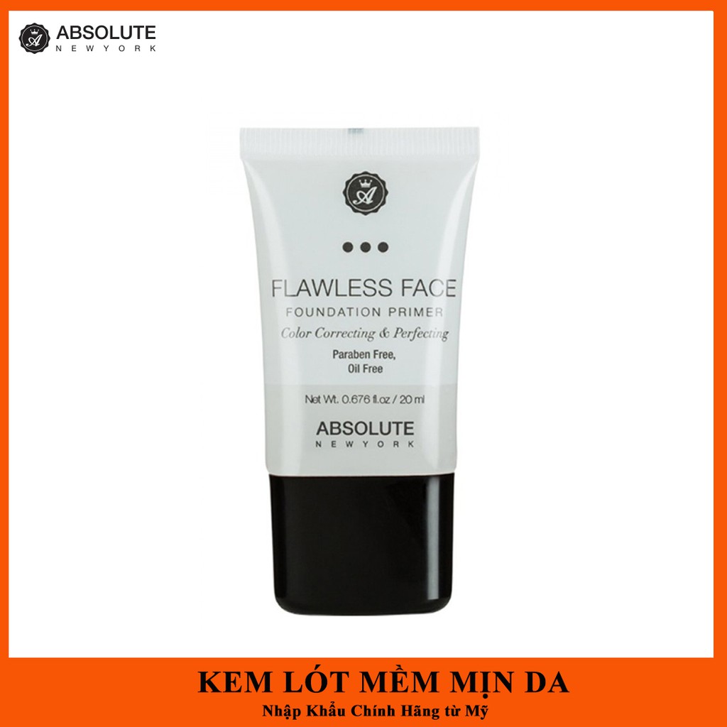 Kem lót Absolute NewYork Face Primer NF080 Clear 20ml