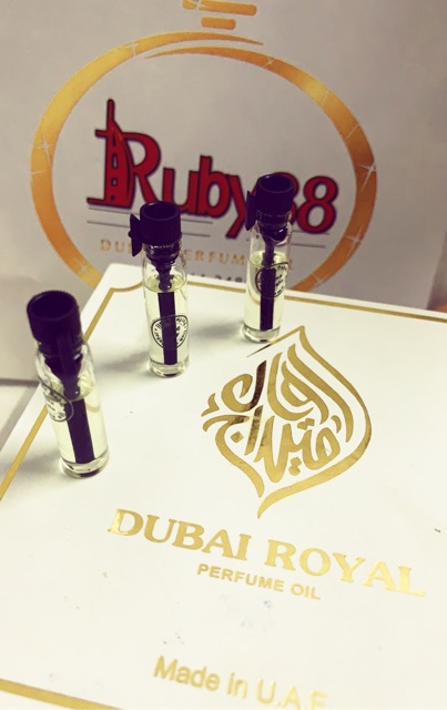 Test lăn 1ml dùng thử Tinh dầu nước hoa Dubai đậm đặc