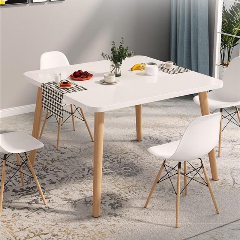 bàn ăn gia đình có thể sử dụng làm bàn trà hoặc bàn làm việc tiết kiệm diện tích