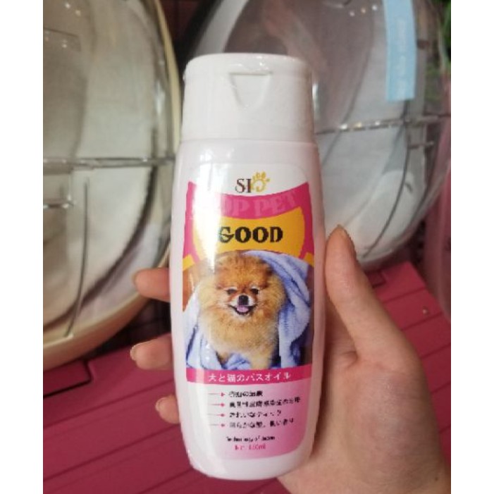 Dầu tắm SH TOP PET GOOD đặc trị bệnh ngoài da cho chó mèo 150ml