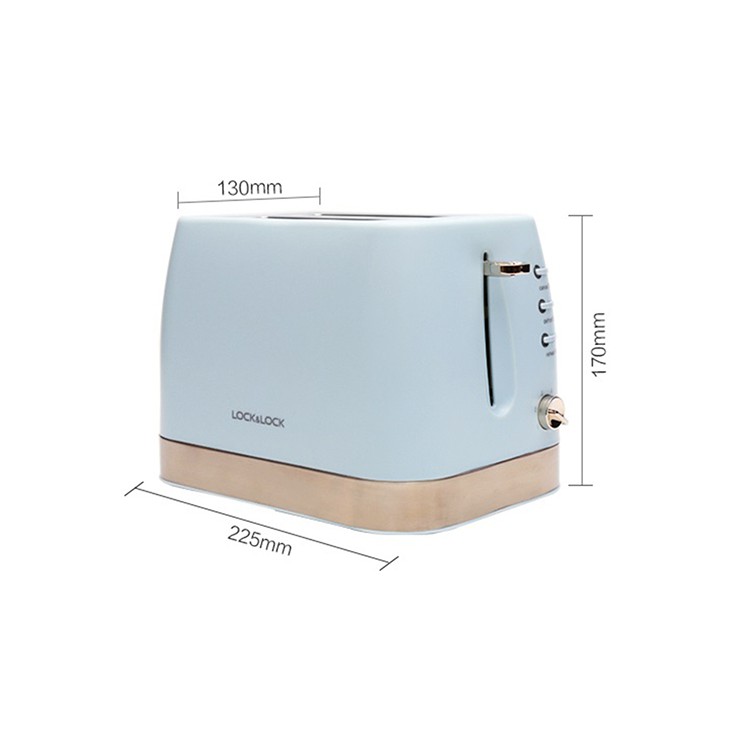 Máy Nướng Bánh Mì Lock& Lock Morning Toaster EJB221BLU Xanh mint