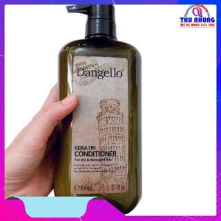 DẦU XẢ KERATIN DANGELLO SIÊU MƯỢT CHÍNH HÃNG 800ML