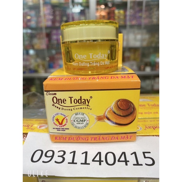 kem ốc sên one today trắng da mặt hủ 8g
