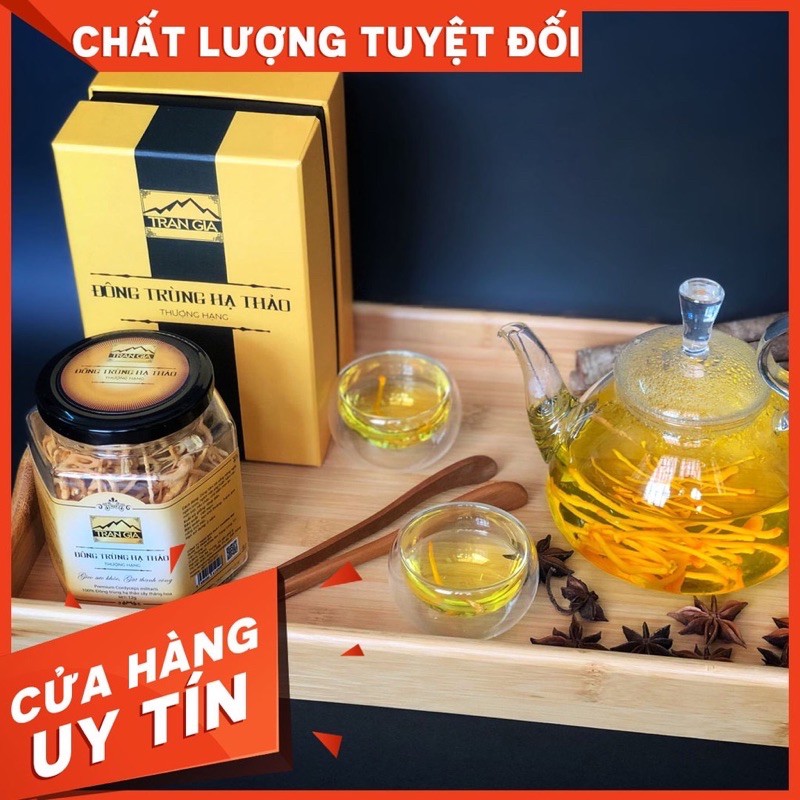 Đông trùng hạ thảo Trần Gia ★ [ Chính hãng ] sấy lạnh loại 1 / Dược chất cao