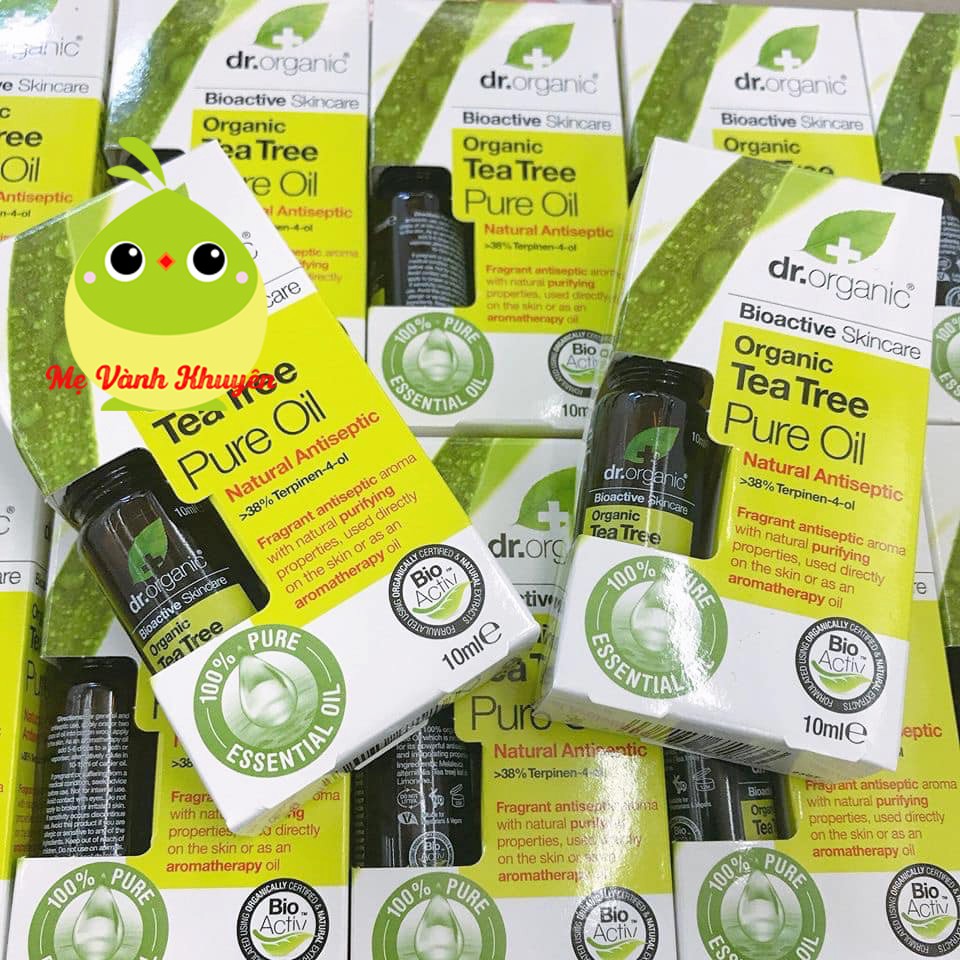 Tinh dầu tràm trà hữu cơ Dr.Organic Tea Tree Pure Oil, UK (10ml) | BigBuy360 - bigbuy360.vn