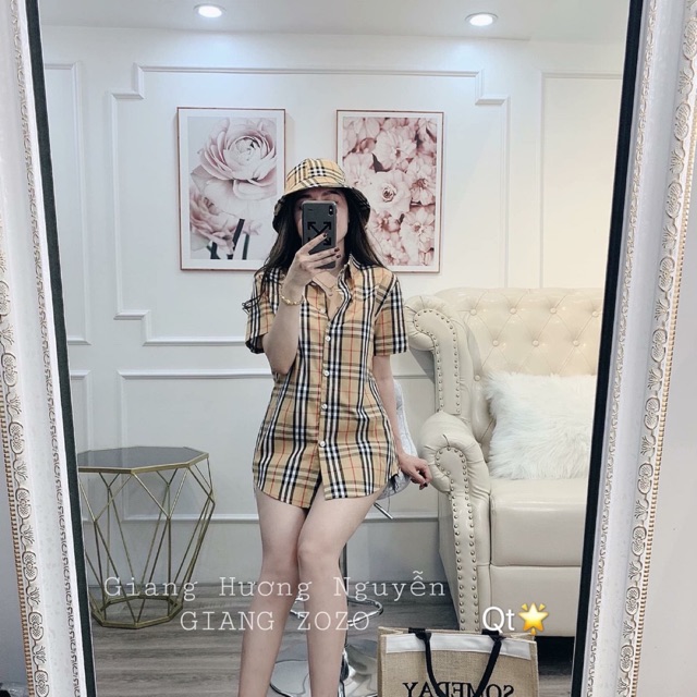 Sơ mi kẻ hót