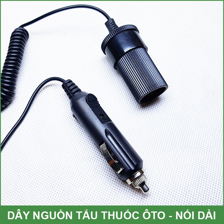 Dây Ổ Cắm Nguồn Điện Trên Ô Tô – Nối Dài 12V 24V 100W