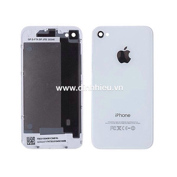 [cực sốc] Nắp lưng điện thoại iphone 4s/ 4 bảo hành 6 tháng, đổi trả 30 ngày. Mới 100%