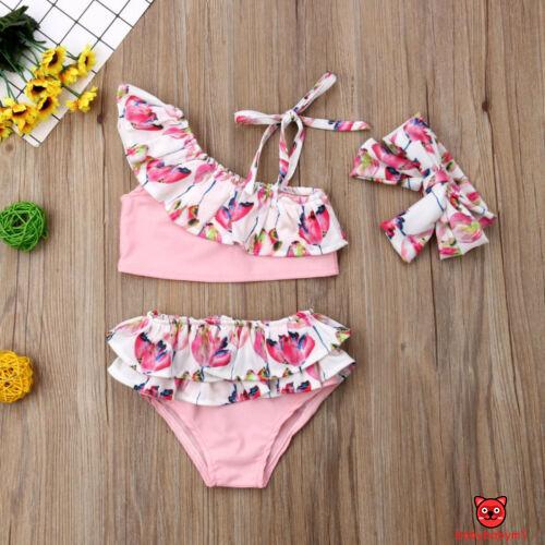 Set bikini 2 mảnh xinh xắn cho bé gái