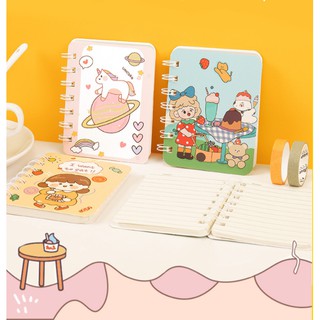 [GIÁ SỈ] Sổ mini cầm tay khủng long (Set 4 cuốn mix mẫu)